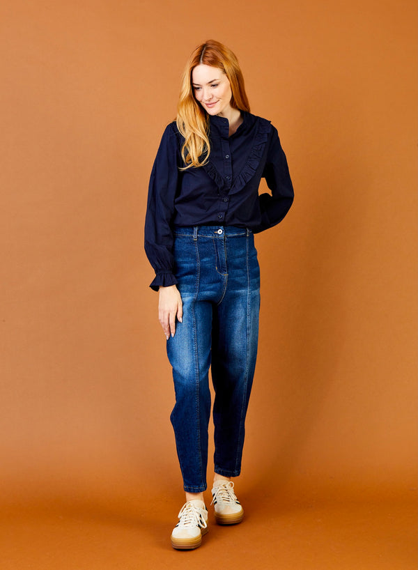 Suzy D Bondi Stretch Denim Jeans | Dark Denim