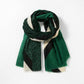 Green Abstract Print Scarf