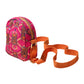 Powder Cotton Canvas Cross Body Bag | Ikat Tiger Fuchsia