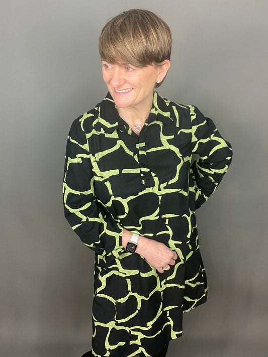 B Young Byhaliey Dress Black Mix