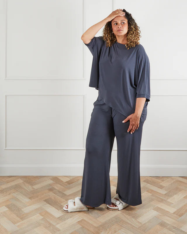 Chalk Jemma Top | Gun Metal