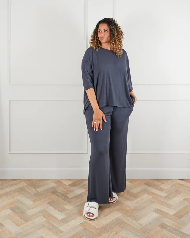 Chalk Jemma Top | Gun Metal
