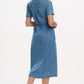 Cloretta Midi Shirt Dress | Mid Blue Denim