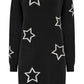 Verity Knit Dress | Black Scattered Stars
