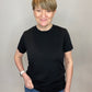 Saint Tropez Adelia Regular T-Shirt | Black