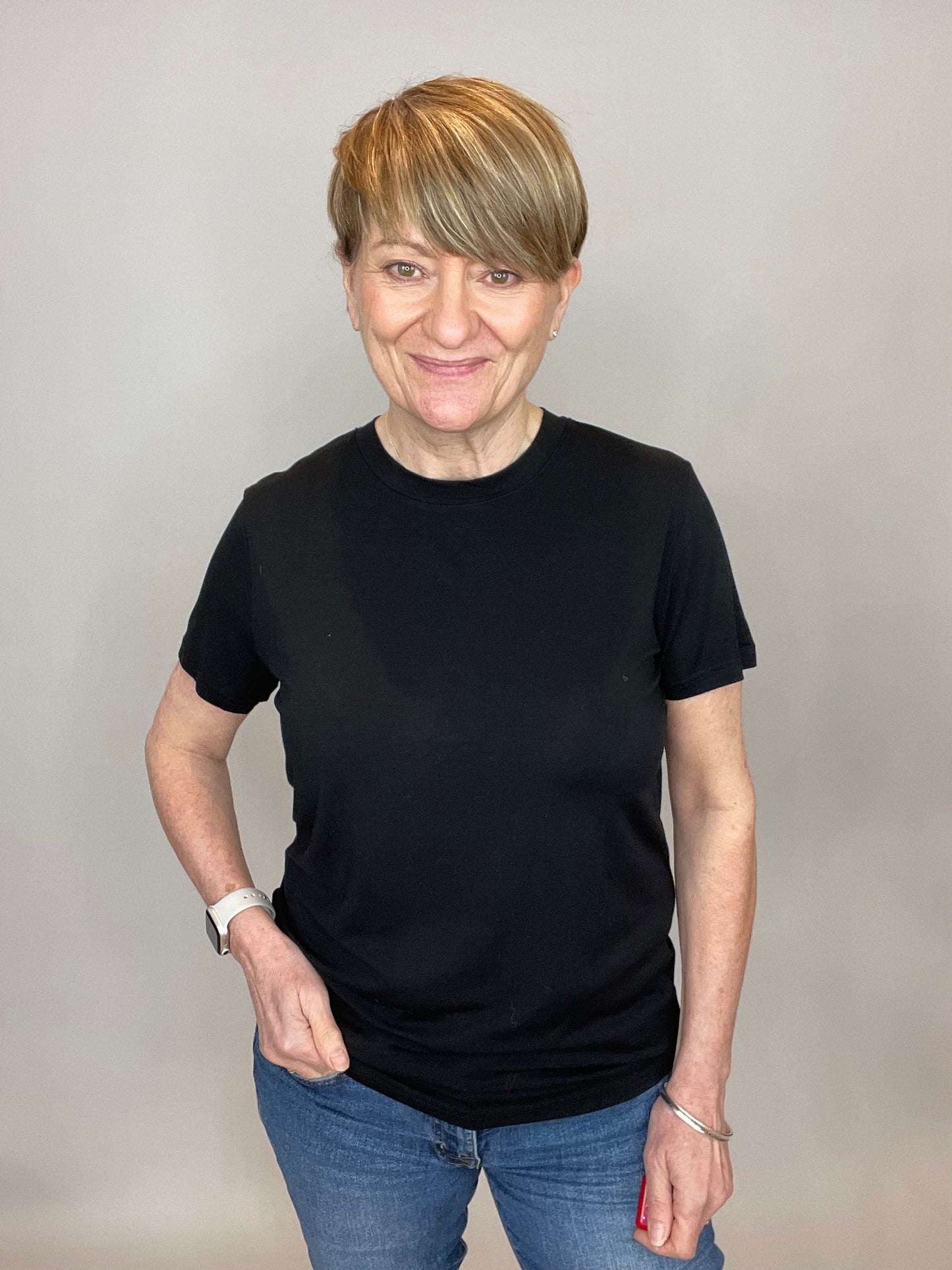 Saint Tropez Adelia Regular T-Shirt | Black