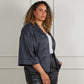 Chalk Faith Kimono | Gun Metal