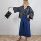 Chalk Faith Kimono | Gun Metal