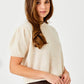 Liliana Puff Sleeve Knit | Cream