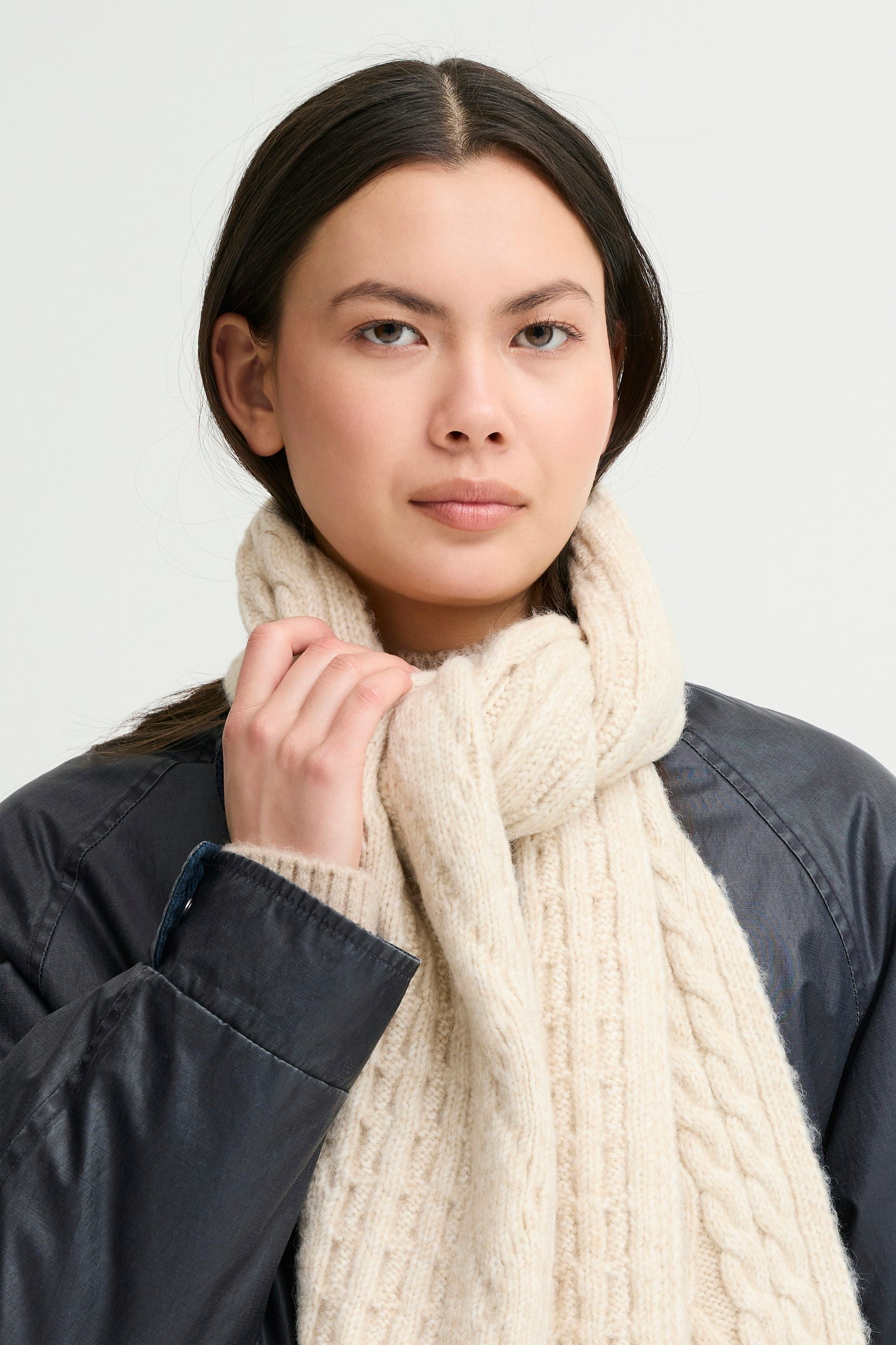 Ichi Ialucy Scarf | Oatmeal Melange