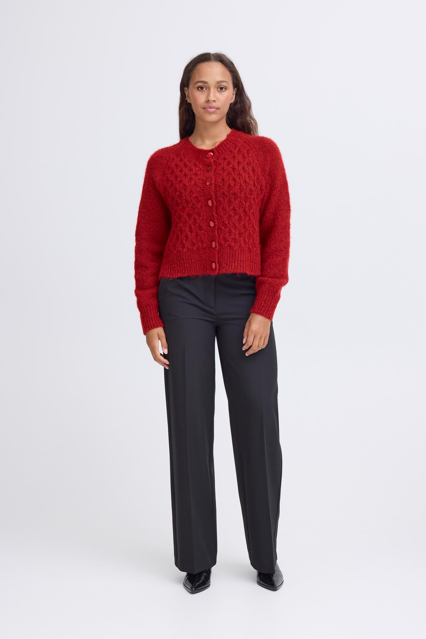 Ihbelablue Cardigan | Red Dahlia