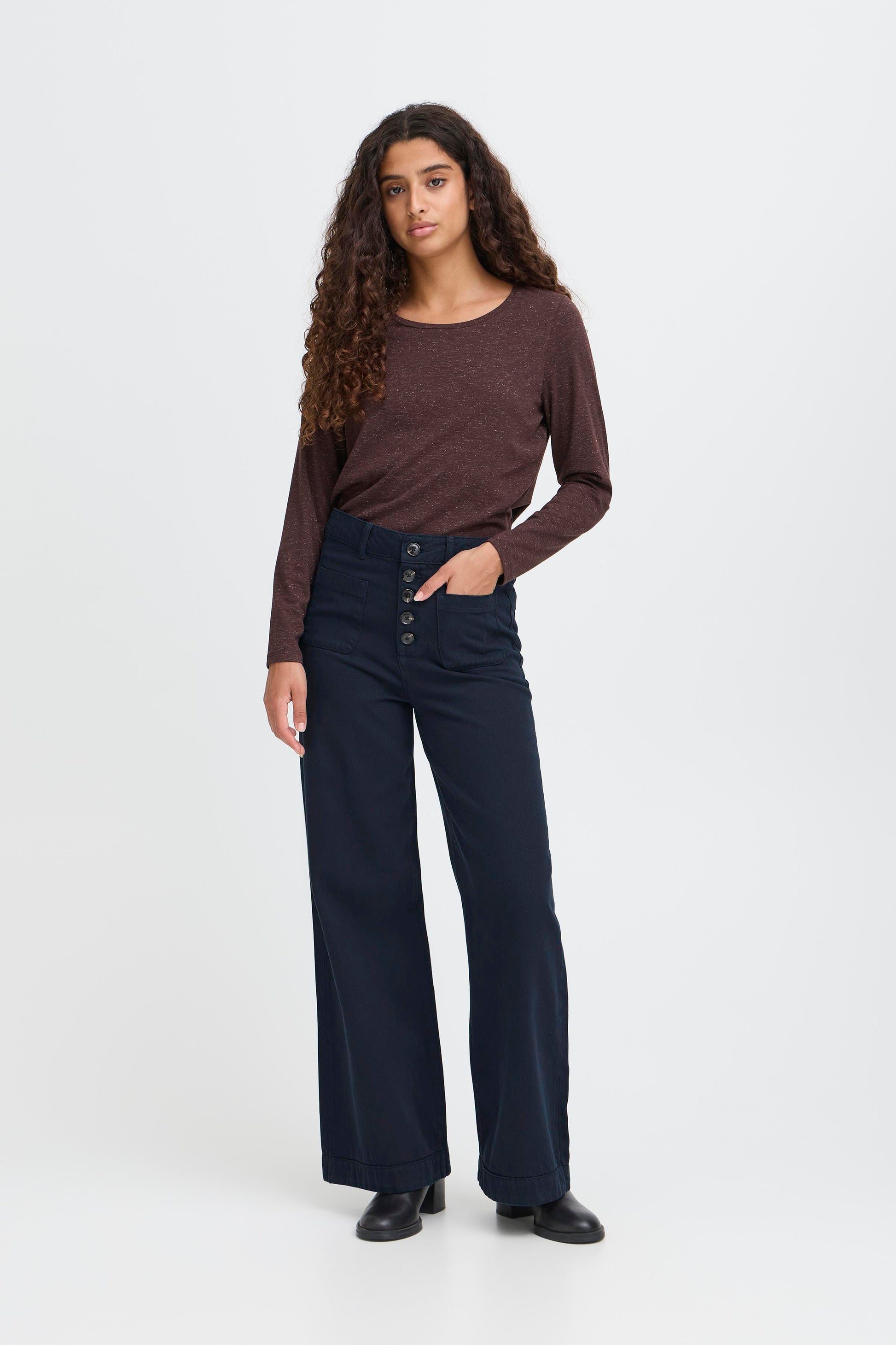 Ichi Ihhezano Pants | Dark Navy