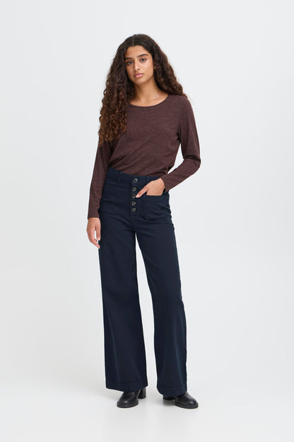 Ichi Ihhezano Pants | Dark Navy