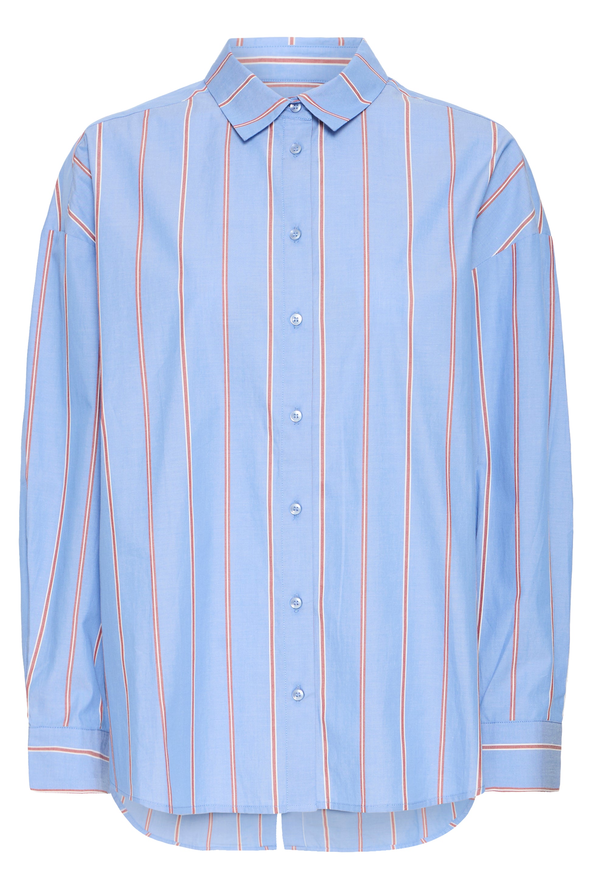 Ihsadia Shirt | Blue Yonder Stripe
