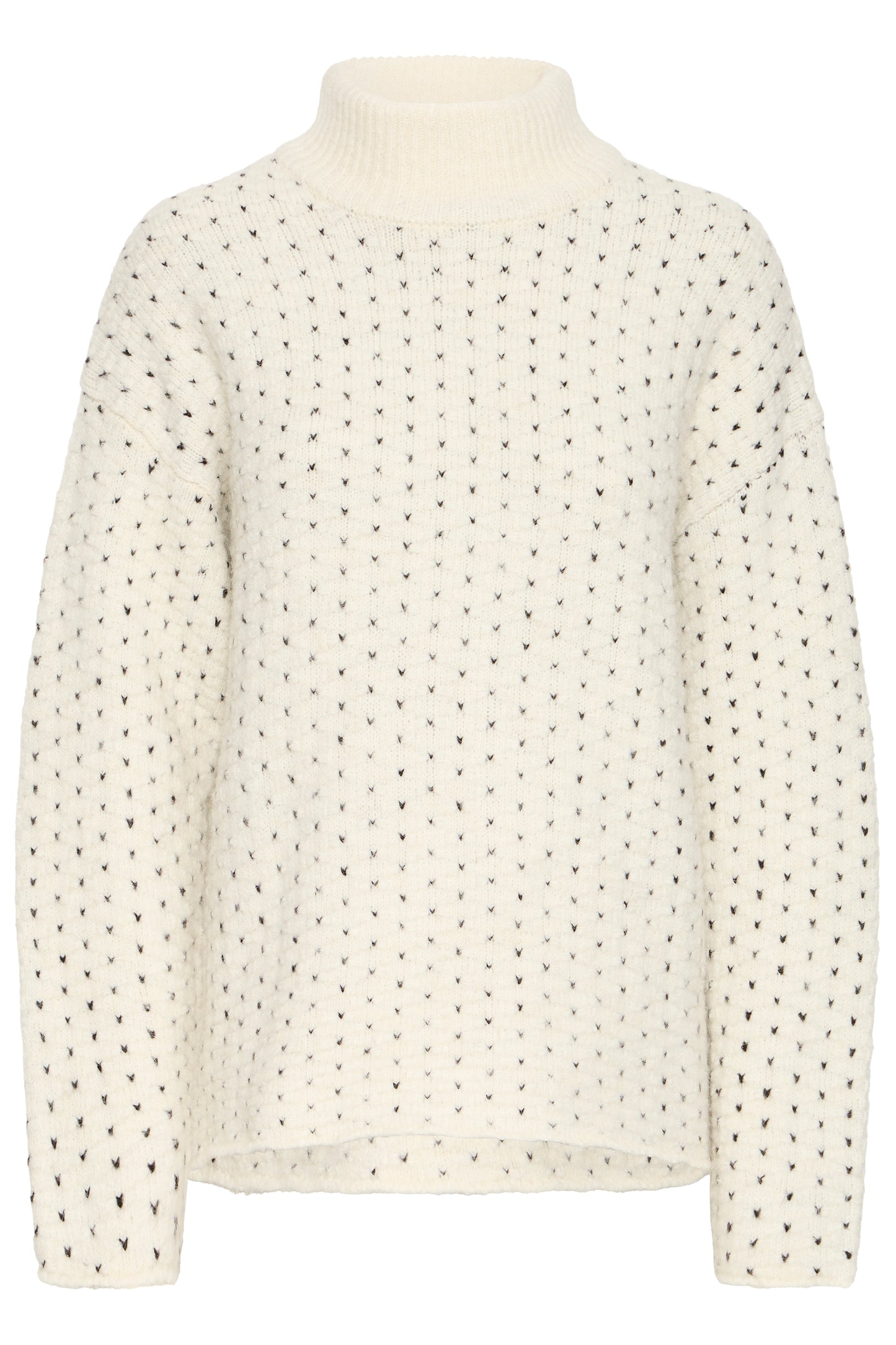 Ihkamara Jumper | Cloud Dancer with Black Dot