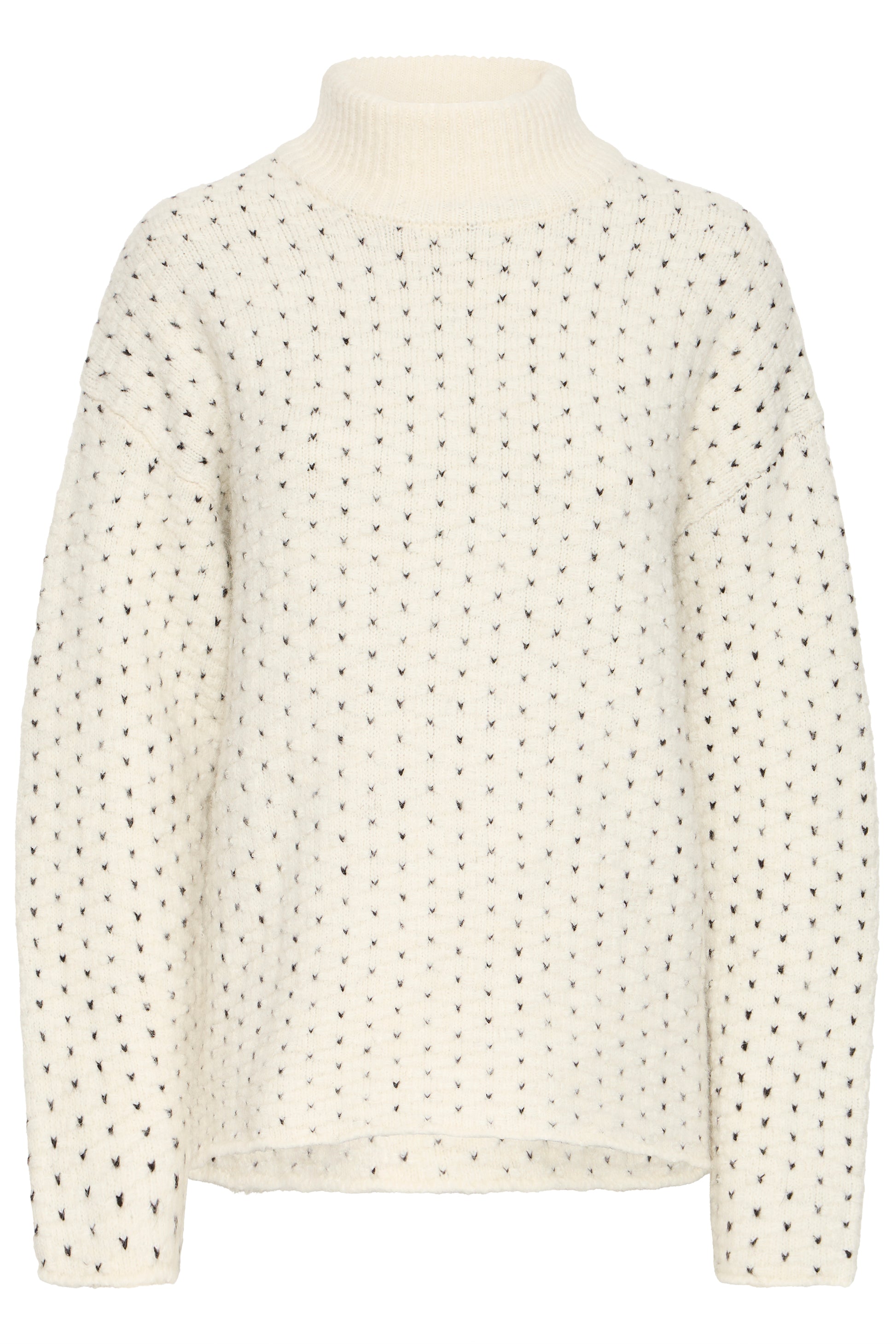 Ihkamara Jumper | Cloud Dancer with Black Dot