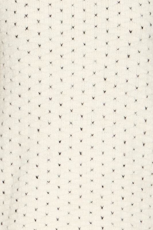 Ihkamara Jumper | Cloud Dancer with Black Dot