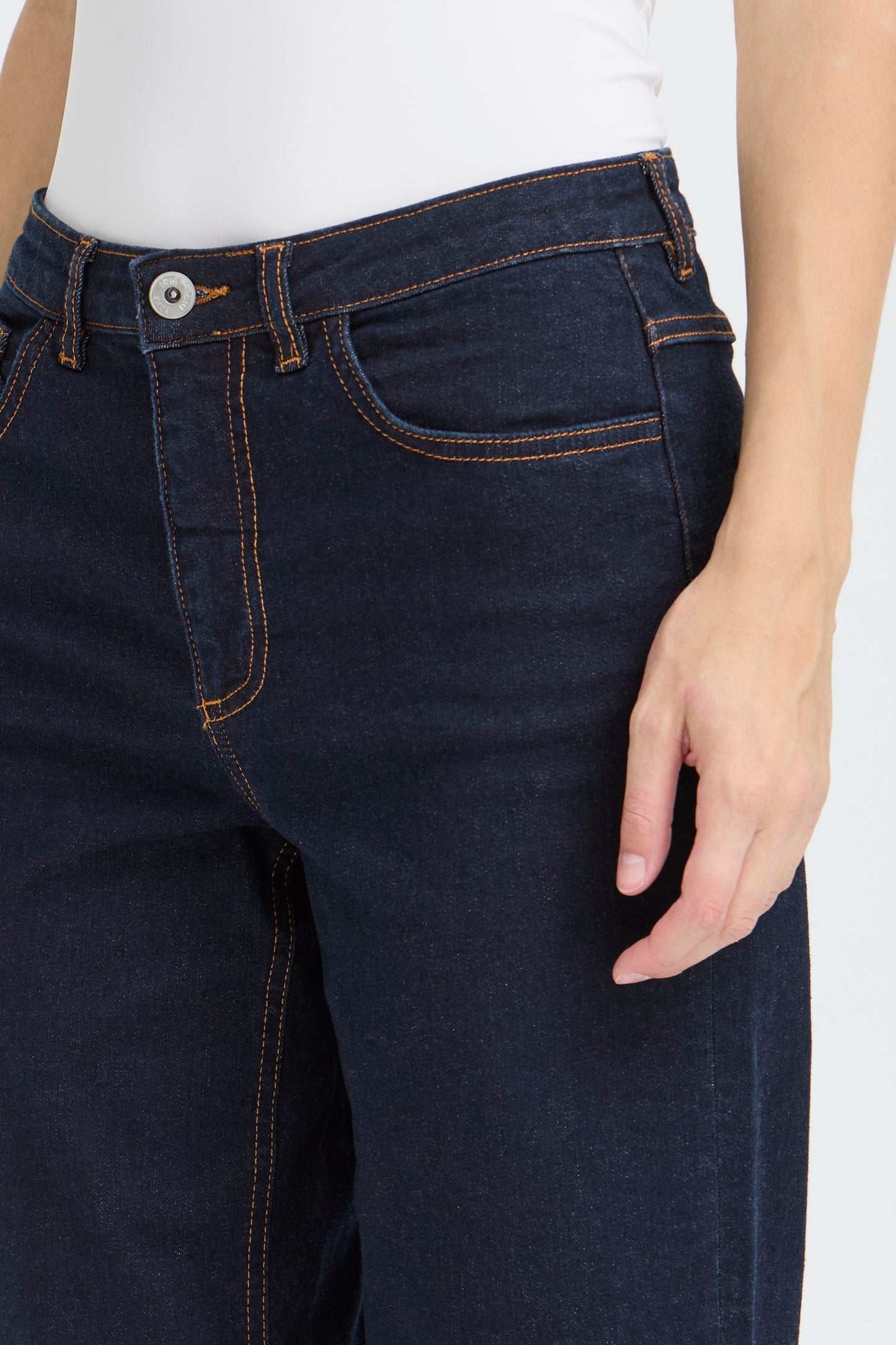Ihtwiggy Straight Leg Jeans |Authentic Blue Denim