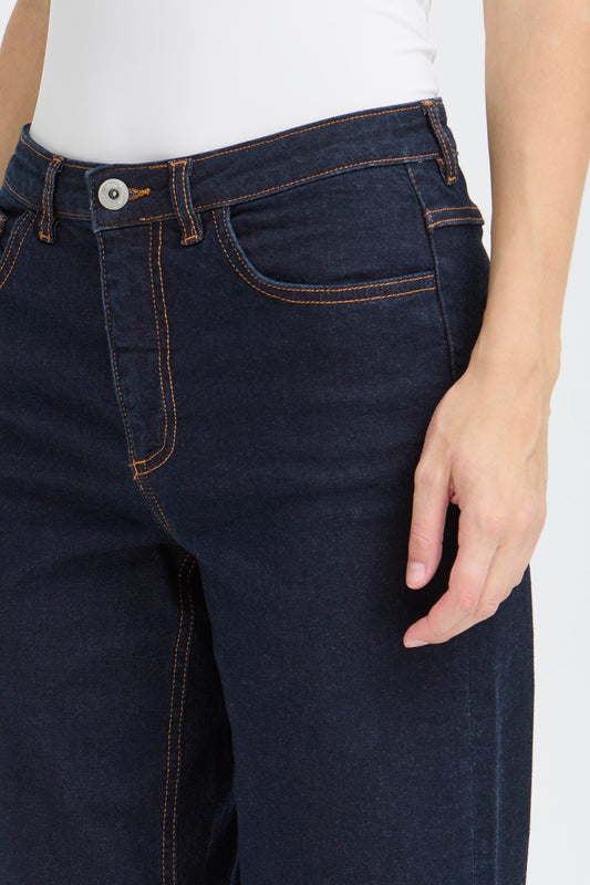 Ihtwiggy Straight Leg Jeans |Authentic Blue Denim