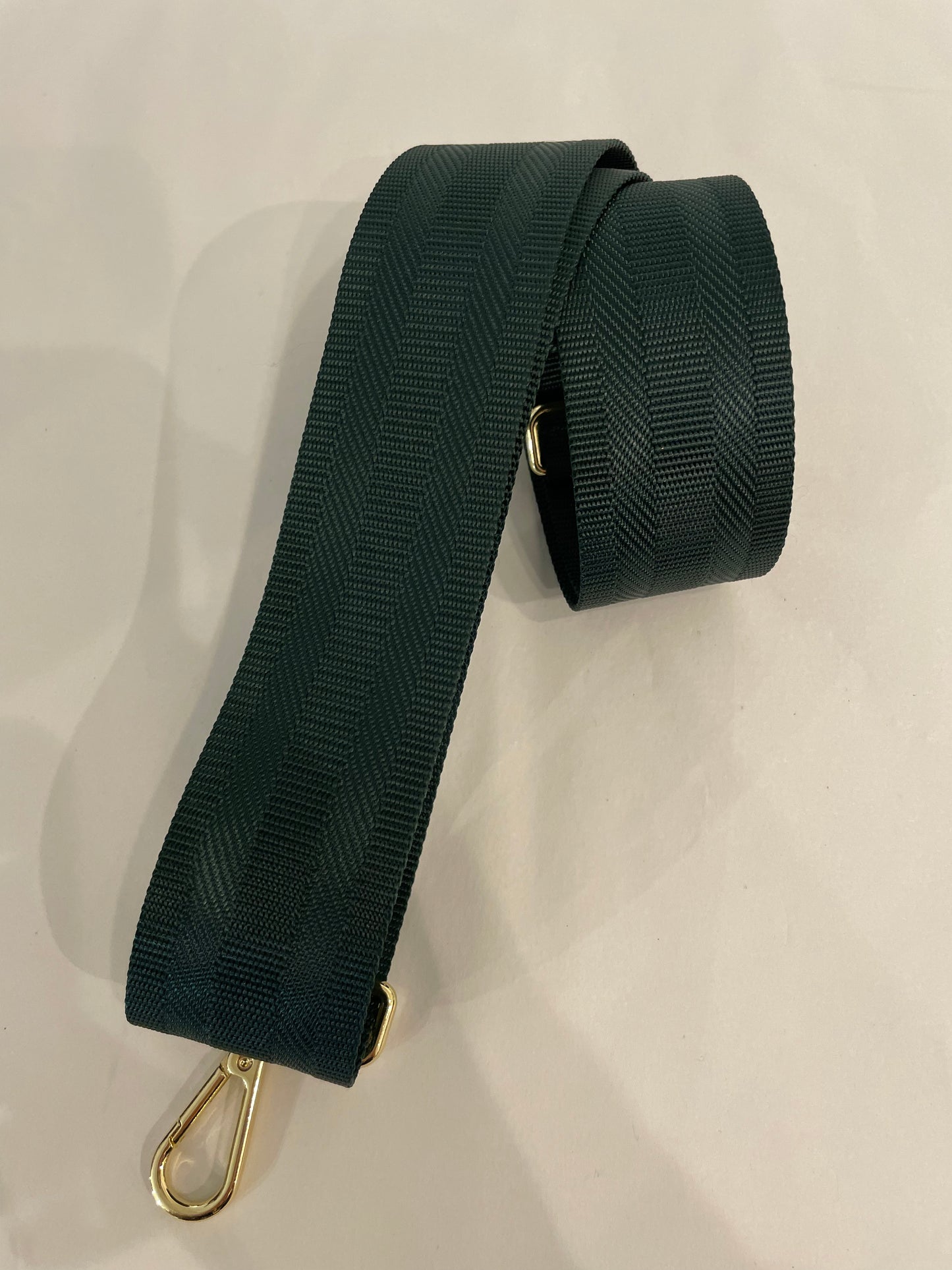 Woven Bag Strap | Dark Green