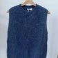 OST Kathrine Crewneck Mohair Mix Vest | Denim Blue