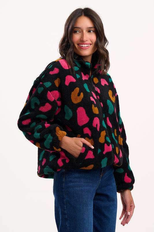Sugarhill Hartley Zip Up Fleece | Black