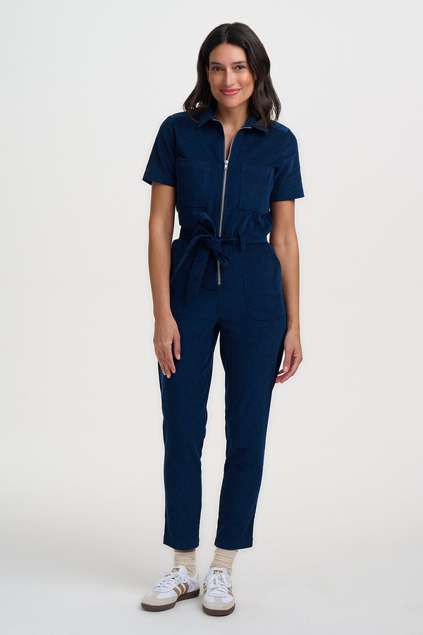 Sugarhill Brighton Billy Boilersuit | Teal Cord