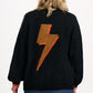 Yvette Cardigan | Black Lightning Flash