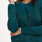 Ophilia Cardigan | Teal Sparkle