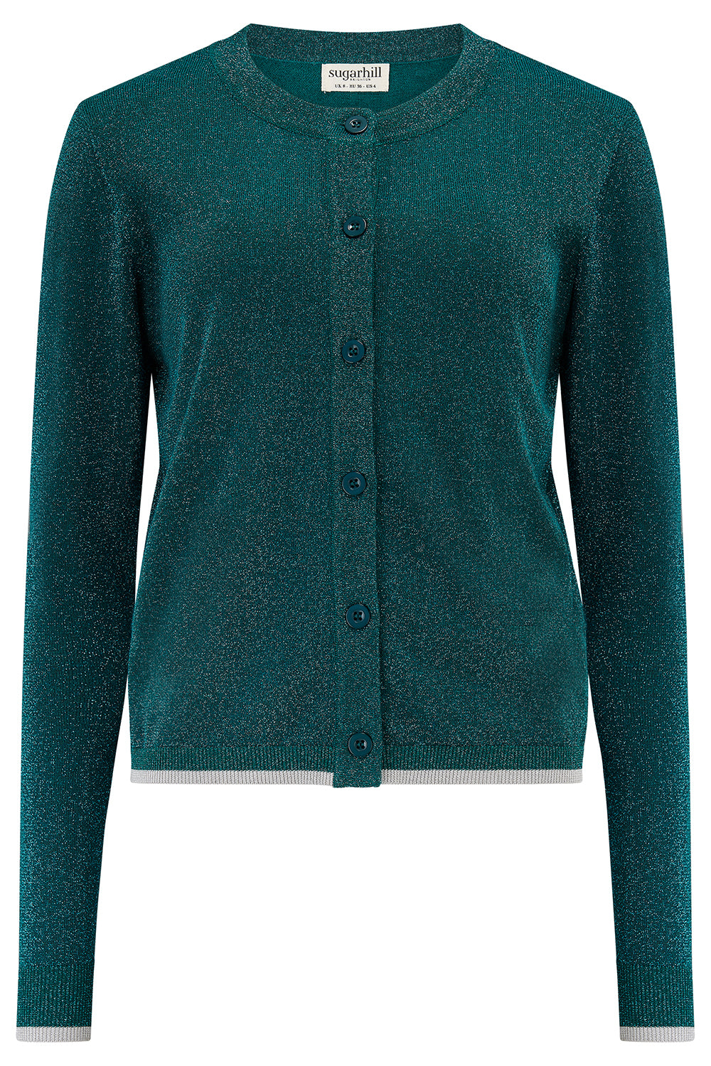 Ophilia Cardigan | Teal Sparkle