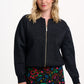 Solana Bomber Jacket | Black Sparkle