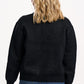 Solana Bomber Jacket | Black Sparkle