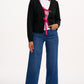 Phily Bow Cardigan | Black & Pink