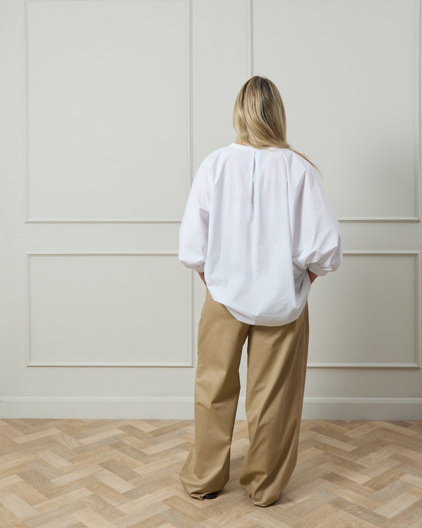 Chalk Poppy Shirt | White
