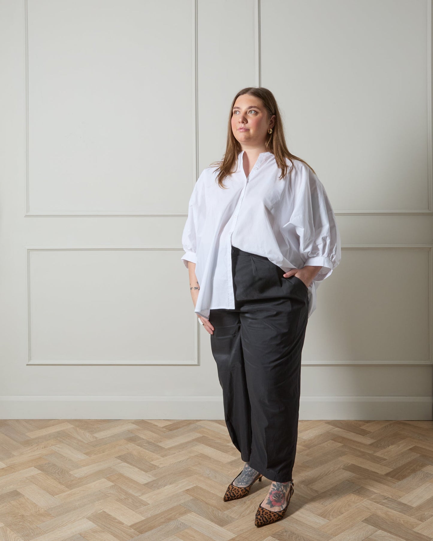 Chalk Poppy Shirt | White