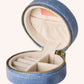 Lovely Mum Round Jewellery Box | Denim