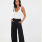 Suzy D Amy Floaty Wide Leg Pants in Black