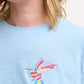 Chrissy Relaxed Tank T-Shirt | Tropical Hummingbird