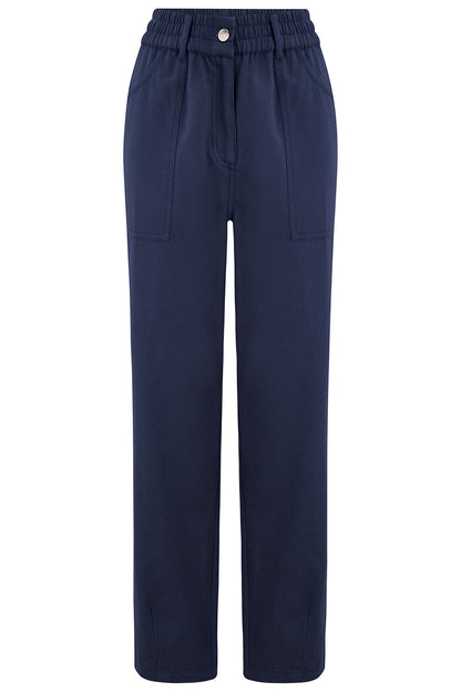 Sugarhill Rowan Trousers | Navy with Triple Star