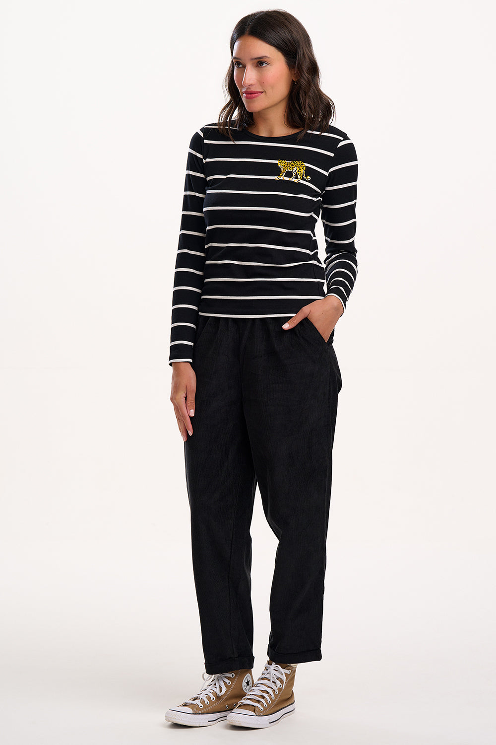 Vonnie Cord Trousers | Black