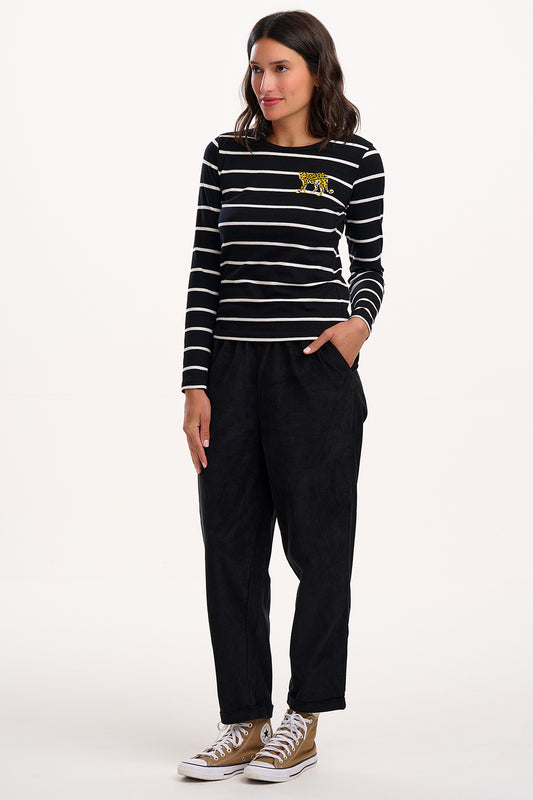 Vonnie Cord Trousers | Black