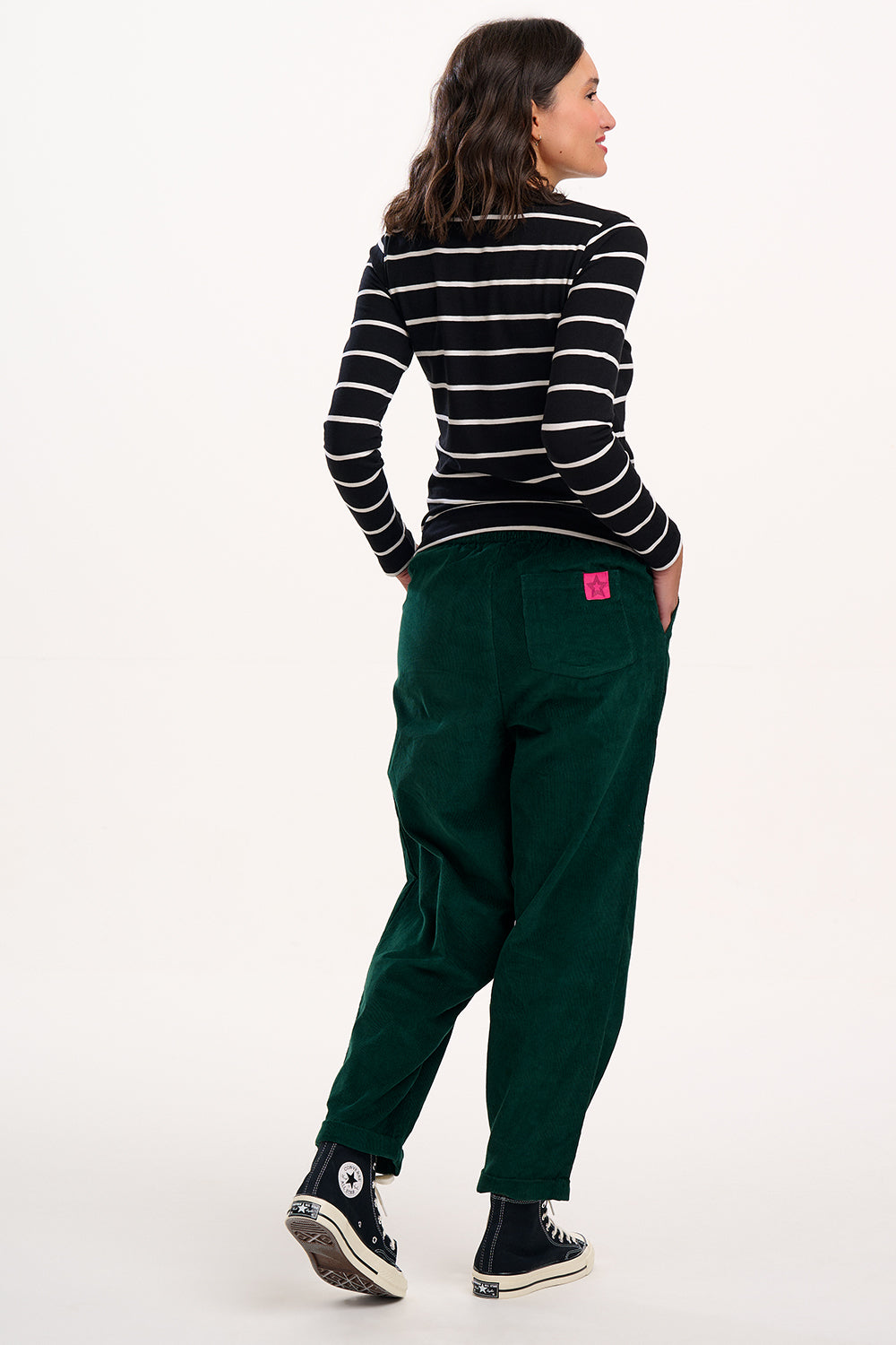 Vonnie Cord Trousers | Green