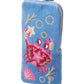 Powder Seafaring Crab Velvet Sunglasses Pouch | Cornflower