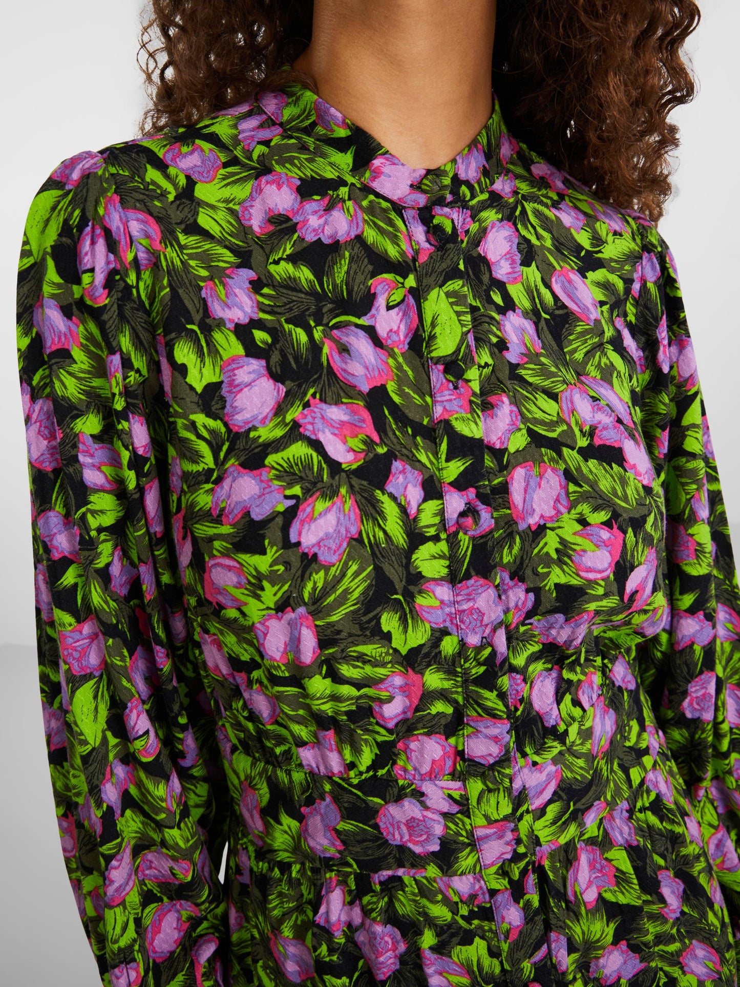 YAS Malulu Long Sleeve Shirt Dress