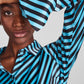 YAS Atoll Long Sleeve Stripe Shirt Dress