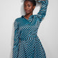 YAS Atoll Long Sleeve Stripe Shirt Dress