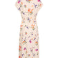 YAS Asina Midi Belt Dress | Whitecap Grey