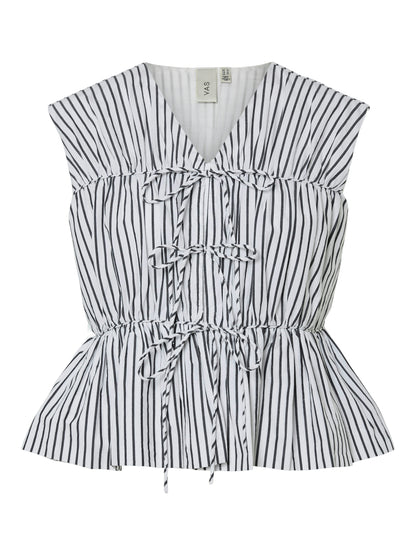 YAS Ebba Top | Black & White