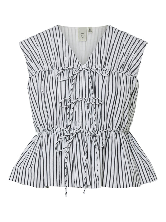 YAS Ebba Top | Black & White