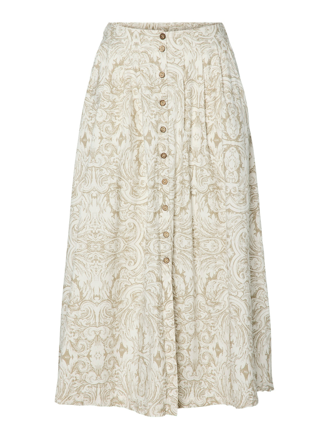 YAS Ara Long Skirt | Silver Sage